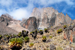 Der Mount Kenya ist der zweithöchste Berg in Ostafrika
